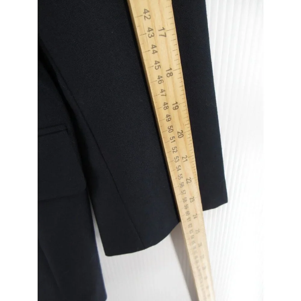 VINTAGE Paul Stuart Sport Coat 42 Long Blazer Wool Jacket Navy Lined